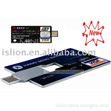 [Super Deal] New style credit card usb memory, flash memory,usb gift--OEM/ODM Service(CE/FCC/ROHS approved)